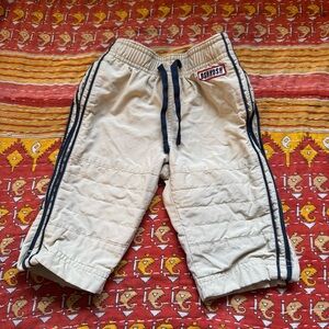 Y2K Oshkosh lined track pants 6-9m